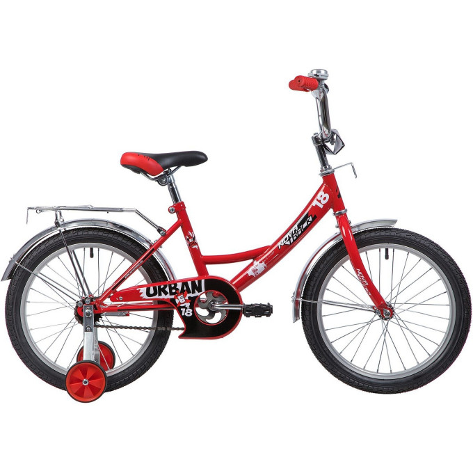 Детский велосипед NOVATRACK URBAN 18” красно-черный 183URBAN.RD9