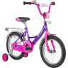 Детский велосипед NOVATRACK VECTOR 16” фиолетовый 2022 163VECTOR.LC22