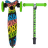 Кикборд NOVATRACK DISCO-KIDS GRAFFITI черный 120H.DISCOKIDS.BMC8