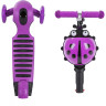 Кикборд NOVATRACK DISCO-KIDS SADDLE PRO фиолетовый 120SB.DISCOKIDS.VL9