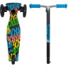 Кикборд NOVATRACK RAINBOW START GRAFFITI синий 120.NRAINBOW.GBL20