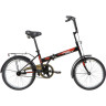 Складной велосипед NOVATRACK TG-30 CLASSIC V-Brake черный 20NFTG301V.BK20