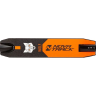 Трюковый самокат NOVATRACK WOLF 50 черный с оранжевым 100P.WOLF.BOR22